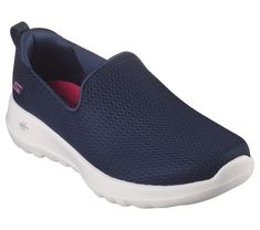 Go green in comfortable and eco-friendly style wearing Skechers GO WALK Joy - Aurora. This product's upper is made with at least 20% recycled content by weight, which helps to reduce waste, this laceless style features a mesh upper with 5GEN cushioning and a breathable Skechers Air-Cooled Goga Mat insole. Our Planet Matters Good for your feet. Good for the world. | Skechers Women's GO WALK Joy - Aurora Slip-On Shoes | Medium Width | Upper is made with at least 40% recycled content | Outsole is m Skechers Shoes Women, Modest Clothing Women, Skechers Slip On, Women Slip On Sneakers, Skechers Go Walk, Modest Clothing, Back To School Shopping, Wide Shoes, School Shopping