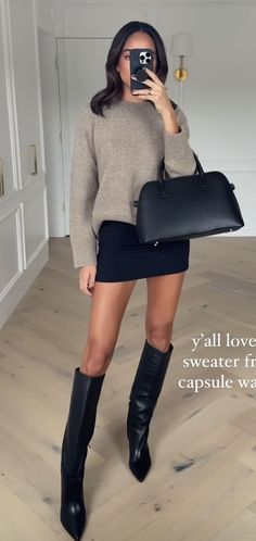 Fall Farmers Market Outfit, Boot Leggings Outfit, Tall Boots Outfit, Farmers Market Outfit, Outfit Dinner, Boots And Leggings, 2024 Outfits, Heels Outfits, Fall Winter Wardrobe