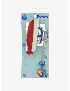 Ponyo Boat, Ghibli Clothes, Ponyo Studio Ghibli, Claw Hair Clip, Dnd Ideas, Claw Hair Clips