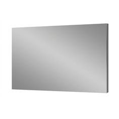 a mirror that is on the wall with no reflection in it, and has a white background