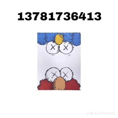 an image of a cartoon character with the caption's number and title below it