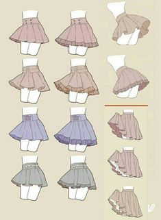 the instructions for how to make a skirt