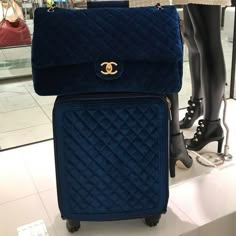 Chanel Luggage, Cute Suitcases, Luxury Luggage, Cute Luggage, Stylish Luggage, Chanel Jumbo, Authentic Designer Handbags, Perfect Handbag