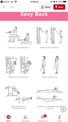 an exercise guide for women to do in the gym