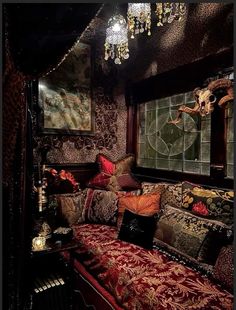 Sunken Living Room, Goth Home, Dreamy Room