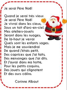 a christmas poem with santa clause in red and white