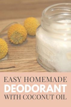 Want To Know How To Make Your Own Deodorant With Coconut Oil? Here's A Simple Homemade Recipe That Really Works... Diy Deodorant Spray, Natural Deodorant Recipe, Diy Natural Deodorant, Homemade Deodorant Recipe, Deodorant Recipe