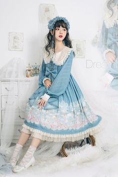 Gaun Abad Pertengahan, Shopping Link, Op Dress, Kawaii Dress, Kawaii Clothes