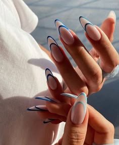 Almond Nails Abstract Designs, Futuristic Almond Nails, Elite Nails, Nails Yellow, Her Nails, Nails Polish, Classy Acrylic Nails, Oval Nails, Minimalist Nails