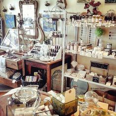 an antique store filled with lots of items