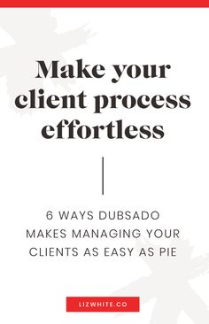 the cover of an ebook titled how to make your client's effort effort effort