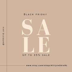 the black friday sale is up to 35 % off on all items in this store