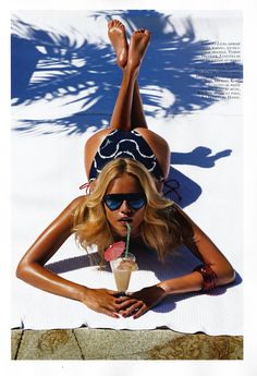 Vogue Paris May 2010, "Plage Privée" Summer Goddess, Vogue Portugal, Natasha Poly, Emmanuelle Alt, Mario Sorrenti, Vogue Covers, Summer Inspiration, Harpers Bazaar, Beach Bum