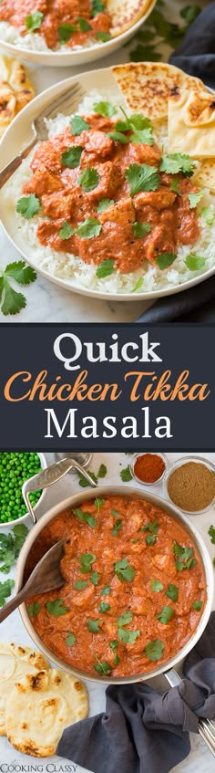 chicken tikka masala is an easy and delicious meal