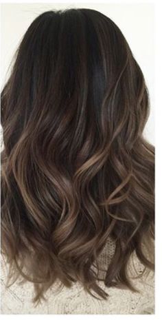 Dark brown balayage Dark Brown Hair Balayage, Hair Magazine, Brown Hair Balayage, Brown Balayage, Hair Styles 2017, Balayage Brunette, Hair Color Balayage, Dark Brown Hair