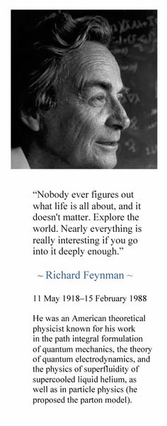 an old photo with the caption for richard fyrman's poem, nobody ever figures out what life is all about, and it doesn't matter