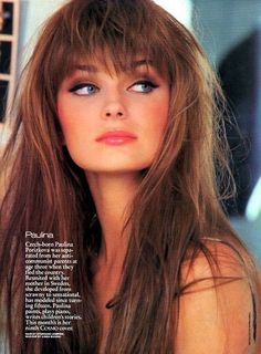 Look 80s, 80s Makeup, Paulina Porizkova, 80s Hair, Beauty Hairstyles, Awesome Hair, Linda Evangelista, Boy George, Claudia Schiffer