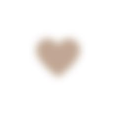 a blurry image of a heart shaped object on a beige background with the word love written below it