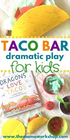 taco bar dramatic play for kids