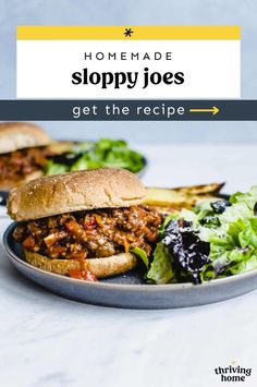 Homemade Sloppy Joes