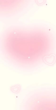 a pink background with hearts and stars