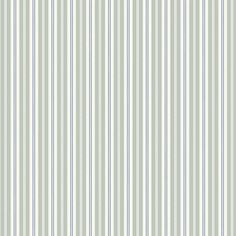 a white and blue striped wallpaper with vertical stripes