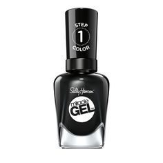 Onyx-pected Miracle Gel Polish Sally Hansen Onyx-pected Miracle Gel Polish | Black | Sally Beauty Sally Hansen Gel, Sally Hansen Miracle Gel, Gel Nails At Home, Gel Nail Colors, Sally Beauty, Dry Nails, Fall Nail Colors, Manicure Y Pedicure, Beauty Nail