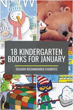 Books For Kindergarten, Winter Hibernation, January Classroom, January Books, January Activities