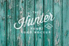 an old wooden fence with the words, the hunter your idromocup on it