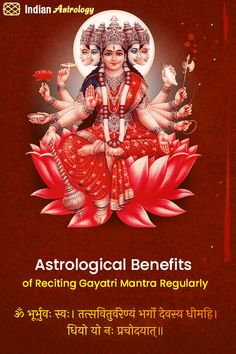 astrological benefits of feeling gavri manta regularly in hindi text on red background