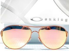 NEW* Oakley CAVEAT 60mm Aviator Rose Gold Frame with POLARIZED Galaxy ROSE GOLD lens Women's Sunglasses! Brand New & 100% Authentic Oakley plus Galaxy POLARIZED! Two Lens set: 1) Oakley bronze 1) Galaxy Polarized! Model: CAVEAT Size: 60-14-137mm Compare at $200.00 Buy them today and $AVE! Includes: Oakley Zipper Storage Case, Oakley soft cleaning and storage micro fiber cleaning cloth Bag/case, paperwork in Sunglass1 box! Oakley CAVEAT does it with style like no other.   Born between Hollywood a Oakley Sunglasses Women, Galaxy Rose, Devney Perry, Zipper Storage, Rose Gold Frame, Sunglasses Uv Protection, Class Design, Sunglasses Brand, Cloth Bag