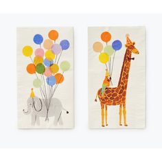 Bring a touch of fun to your party table with these Party Animals napkins. Illustrated by Rifle Paper Co.SET OF 20 PAPER NAPKINS WITH DOUBLE SIDED DESIGNProcess: FULL COLOUR WITH GOLD FOILSize: 11 X 20.5 CM Safari Party, Eco Friendly Paper, Party Napkins, Animal Birthday, Party Guests, Wild Ones, Party Bag