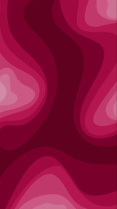 an abstract red and pink background with wavy lines