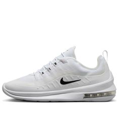 Nike Air Max Axis 'White' White/Black AA2146-100 Classic White Running Shoes With Air Max Cushioning, Nikes For Men, Nike Air Max Axis, Air Max Axis, White Tennis Shoes, Wardrobe Accessories, Wardrobe Style, Sneakers Men Fashion, Sneaker Collection