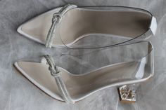 8 cm heel height Transparent material Shoe Heels, Transparent Material, Womens Wedding Shoes, Casual Shoe, Wedding Shoes, Wedding Shoe, Casual Shoes, Heel Height, Shoes Heels