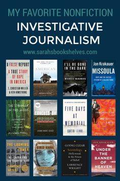 the book cover for my favorite non fiction, investigateive journalistism by john klasser