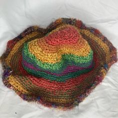 A Beautiful Brand New , Colorful, Bohemian Sun Hat From Nepal . Bohemian Sun, Colorful Bohemian, Sun Hat, Sun Hats, Nepal, Sun, Hats, Brand New, Yellow