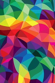 an abstract colorful background consisting of overlapping shapes