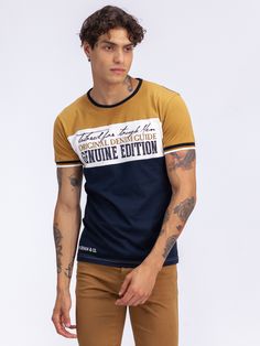 SMK DENIM&CO. - T-SHIRT SMK GENUINE EDIT. Cool Shirt Designs, Shop Jeans, Fashion Shirts, Men Shirt Style, Bad Boy, New T, Half Sleeve, Jeans Shop, Mens Tees