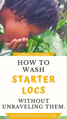 How To Care For Dreadlocks, Washing Locs At Home, Dreadlock Care Tips, How To Take Care Of Starter Locs, Washing Starter Locs, Washing Locs No Retwist, How To Wash Locs, How To Care For Locs