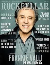 the front cover of rock cellar magazine with an image of frank van hale on it