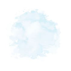 a blue watercolor spot on a white background