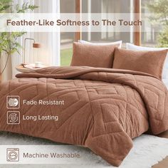 the comforter - like softness to the touch