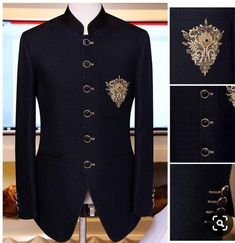 Graduation Jacket, Black Prince Coat, Prom Jacket, Prince Suit, Prince Coat, Groom Dress Men, Mens Wear Wedding, Wedding Dresses Men Indian, Indian Groom Wear