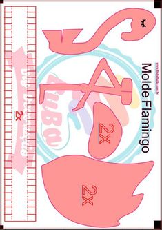 a pink sticker with numbers and symbols on it