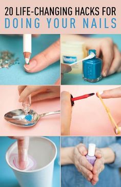 What every woman *needs* to know about doing her nails Do It Yourself Nails, Emerald Nails, Nail Polish Hacks, Unghie Nail Art, Nagel Tips, Nails 2020, Manicure Y Pedicure, Nail Art Hacks, Nail Arts