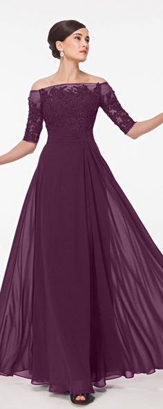 Plum mother of the bride dresses with sleeves modest mother of the bride dress eggplant mother of the groom dresses off the shoulder wedding guest dresses Burgundy Prom Dress Lace, Opera Night, Recital Dress, Lace Prom Gown, Modest Bride, Burgundy Prom, Formal Dresses With Sleeves, Dress Wedding Guest