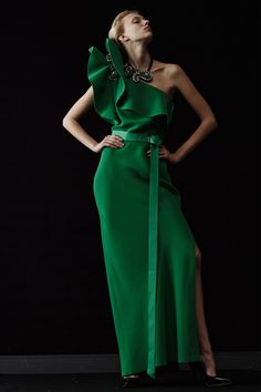 green dress by lanvin, resort 2014. Style Vert, Mode Prints, Robes Glamour, 2014 Fashion, Newport Beach, Gorgeous Gowns, Elie Saab, Beautiful Gowns, Green Fashion