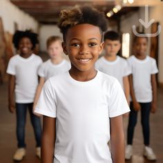 "Featuring a white Bella Canvas 3001 Youth Tshirt Mockup  BC3001Y - African child during school time. This mockup template is perfect for anyone selling special designs for their print on demand shop! Don't wait! Save this beautiful mockup to your collection today while still on sale! //One Model // Color's Available: White //Mockup Details: Shirt: Bella Canvas 3001Y //ATTN: Although most colors should match the mockups on Printify and Printful, there may be a few that are slightly off. If you encounter any issues with the color you want to use, please send me a message and I will work with you to find a solution. The images shown above are not all the photos, there are too many to show and I'm too busy paying taxes to post them all, but feel free to ask questions! //Digital Download: To O Casual White T-shirt For School Events, Short Sleeve T-shirt For School, Crew Neck Cotton Tops For School Events, Cotton Crew Neck Tops For School Events, Solid Color Short Sleeve T-shirt For School, White Crew Neck Shirt For School Events, Short Sleeve Solid Color T-shirt For School, White Cotton Shirt For School Events, Casual Short Sleeve Tops For School Events