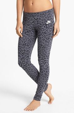 Nike 'Leg-A-See' Tights | Nordstrom Leopard Nikes, Cheetah Leggings, Estilo Fitness, Cute Gym Outfits, Nike Free Run, Workout Attire, Nike Free Runs, Print Leggings, Athletic Outfits